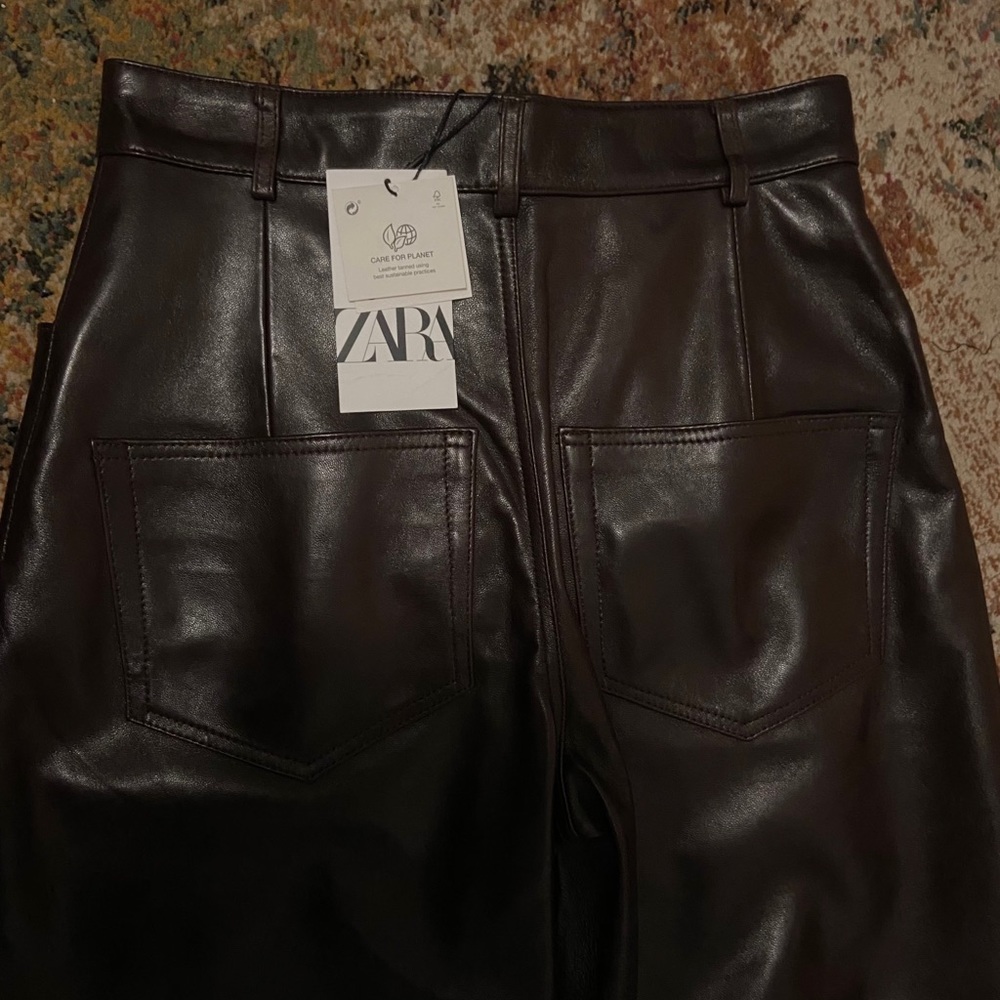 HOST PICK💗 ZARA High-Rise Leather Pants (NWT)🪄✨ - Picture 6 of 7